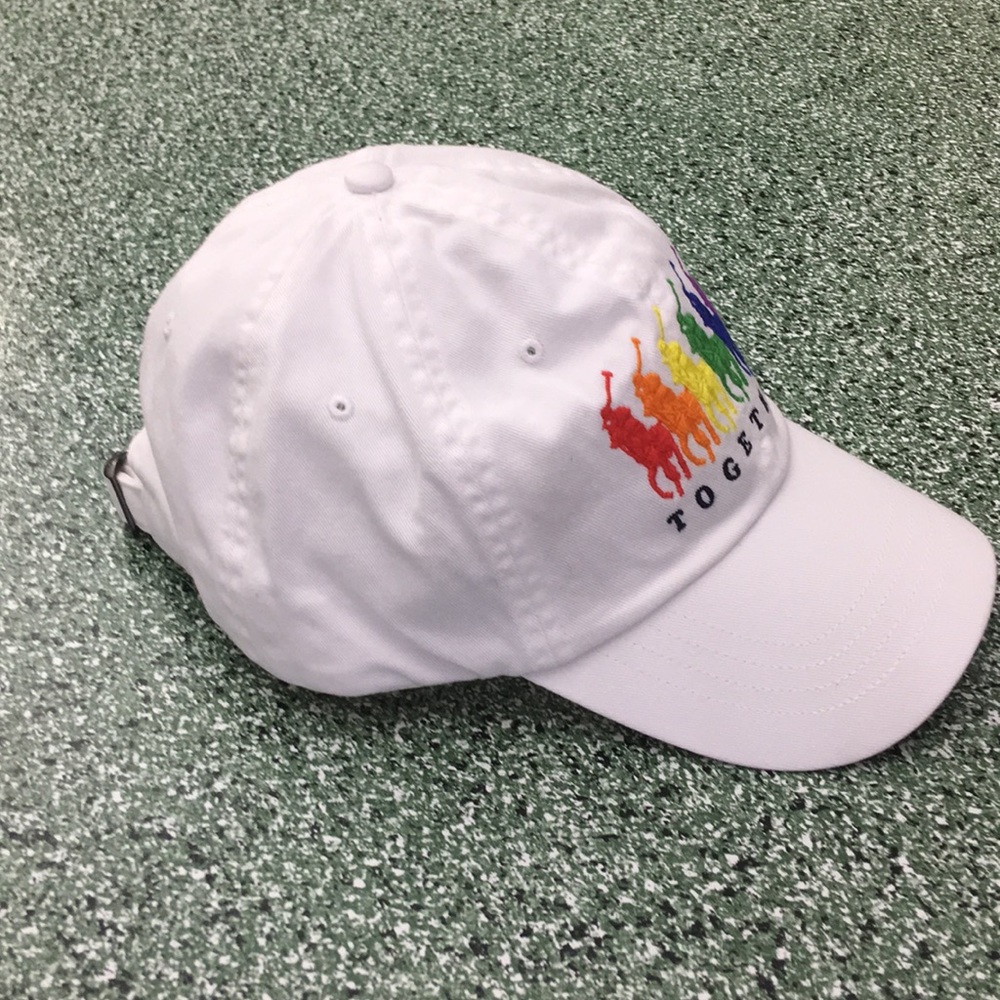 Polo Ralph Lauren Pride White Chino Adjustable Cap - Picture 14 of 15